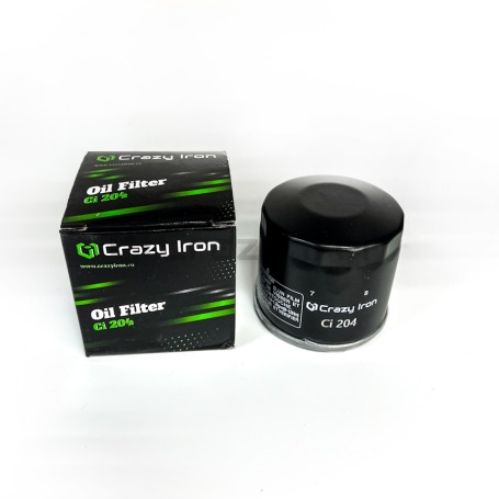 Фильтр масляный CRAZY IRON CI204 (hf204) (фото 3, фотография 3)