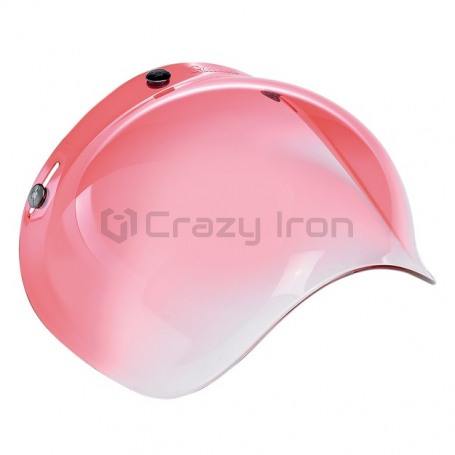 Визор (стекло для шлема) BILTWELL BUBBLE красный градиент, 3 кнопки (фото 1, фотография 1)