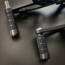 Комплект подножек для станта HONDA GROM MSX125 `13-`16, черный анод CRAZY IRON