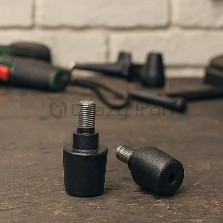 Грузики руля YAMAHA FZ, MT-07, 620 грамм, черный CRAZY IRON (фото 2, фотография 2)