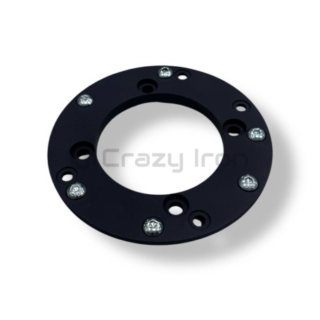 Адаптер на тормозной диск KAWASAKI ZX-6R черный CRAZY IRON (фото 4, фотография 4)