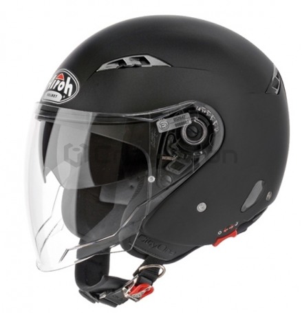 Мотошлем открытый AIROH CITY ONE Black Mat (фото 1, фотография 1)