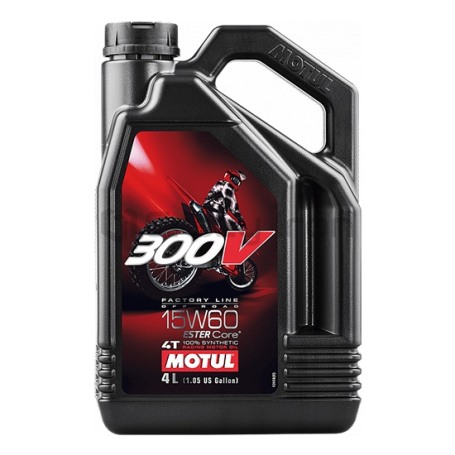 Масло моторное MOTUL 300V 4T FL Off Road 15W-60, 4л. (фото 1, фотография 1)
