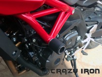 Слайдеры STELS 600, 600GT Benelli, QJ SRK600 рамные CRAZY IRON