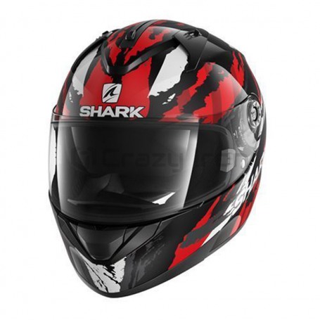 Мотошлем интеграл SHARK RIDILL OXYD, черно-красный (фото 1, фотография 1)