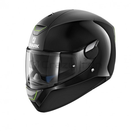 Мотошлем интеграл SHARK SKWAL DUAL BLACK, черный, с подсветкой (фото 1, фотография 1)