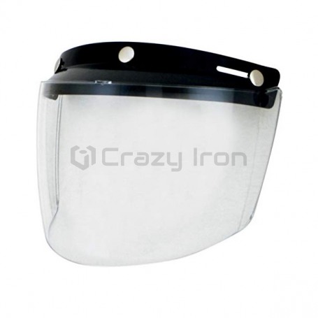 Визор (стекло для шлема) AFX SHIELD FLIP прозрачный, 3 кнопки (фото 1, фотография 1)