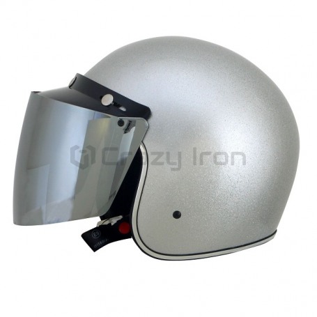 Визор (стекло для шлема) AFX SHIELD FLIP серебристый, 3 кнопки (фото 2, фотография 2)