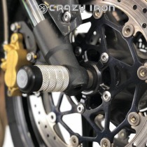 Пеги в ось переднего колеса TRIUMPH Street Triple 675, 765, VOGE 500, 525 CRAZY IRON