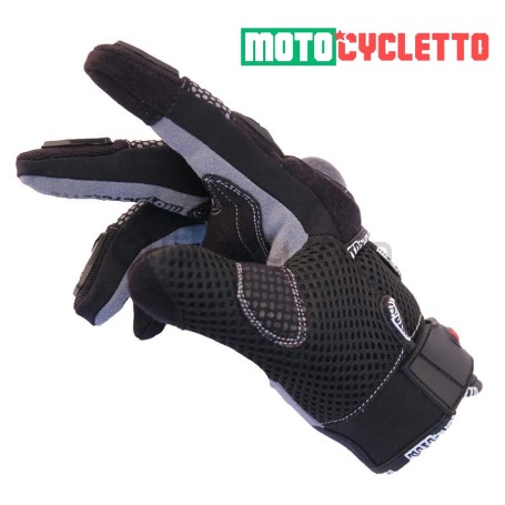 Мотоперчатки MOTOCYCLETTO NETTO черный, текстиль, тачскрин (фото 2, фотография 2)
