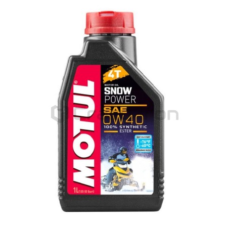 Масло моторное MOTUL SnowPower 4T 0W-40, 1л. (фото 1, фотография 1)