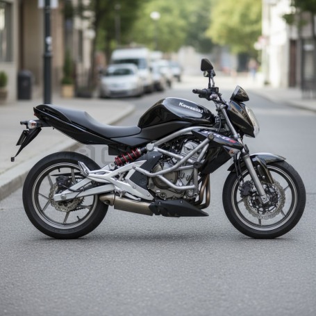 Клетка на мотоцикл KAWASAKI Ninja 650R, ER-6F, ER6-N `06-`08 CRAZY IRON серии PRO (фото 3, фотография 3)