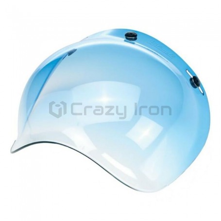 Визор (стекло для шлема) BILTWELL BUBBLE синий градиент, 3 кнопки (фото 1, фотография 1)