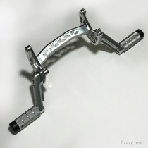 Сабкейдж регулируемый CNC KAWASAKI ZX-6R `09- CRAZY IRON