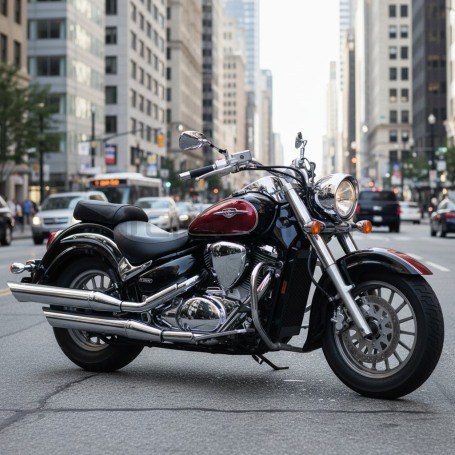 Чопперные дуги SUZUKI VL800 / VZ800 (C50, C50T, M50, C800, M800) CRAZY IRON полированная нержавейка (фото 4, фотография 4)