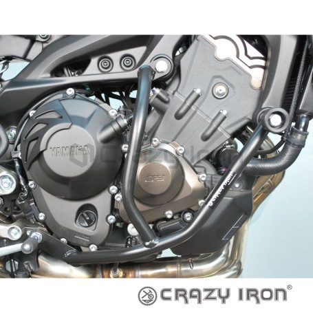 Дуги на мотоцикл YAMAHA MT-09, TRACER, FZ-09, XSR900 `13-`20 со слайдерами CRAZY IRON серии STREET (фото 8, фотография 8)