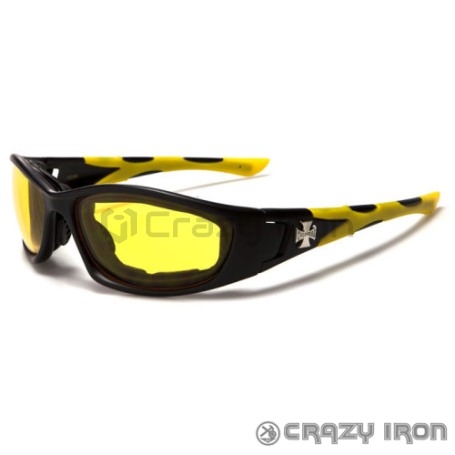 Мотоочки 4BIKE CHOPPERS RUBBER Yellow (фото 1, фотография 1)