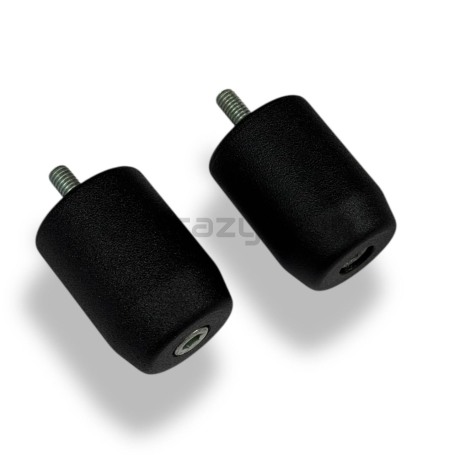 Грузики руля SUZUKI, 480 грамм, стальные, болт М6, черные CRAZY IRON (фото 5, фотография 5)