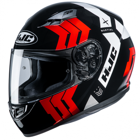 Мотошлем интеграл HJC CS15 MARTIAL, черно-красный (фото 1, фотография 1)