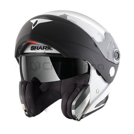 Мотошлем модуляр SHARK OPENLINE D-Tone, бело-черный (фото 2, фотография 2)