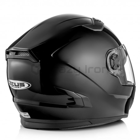 Мотошлем интеграл ZEUS ZS-813A, черный (фото 5, фотография 5)