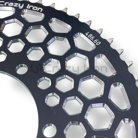 Звезда для стантрайдинга YAMAHA 520х60 CRAZY IRON (фото 5, фотография 5)