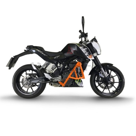 Дуги на мотоцикл KTM Duke 125, Duke 390 до -`16, Duke 200 `12-`21 CRAZY IRON серии STREET (фото 1, фотография 1)