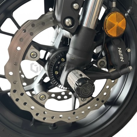 Пеги в ось переднего колеса HONDA CB750 HORNET / E-CLUTCH (2023+) CRAZY IRON (фото 4, фотография 4)