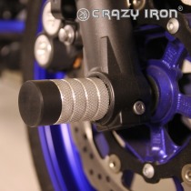 Пеги в ось переднего колеса YAMAHA MT-07, FZ-07, XSR700 `14-`24 CRAZY IRON