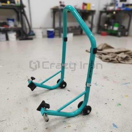 Подставка мотоподкат задний PRO CRAZY IRON Бирюзовый  (фото 3, фотография 3)