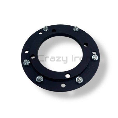 Адаптер на тормозной диск KAWASAKI ZX-6R черный CRAZY IRON (фото 7, фотография 7)