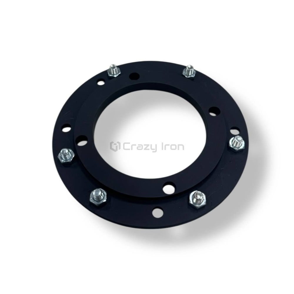 JOJO① Адаптер на тормозной диск KAWASAKI ZX-6R черный CRAZY IRON