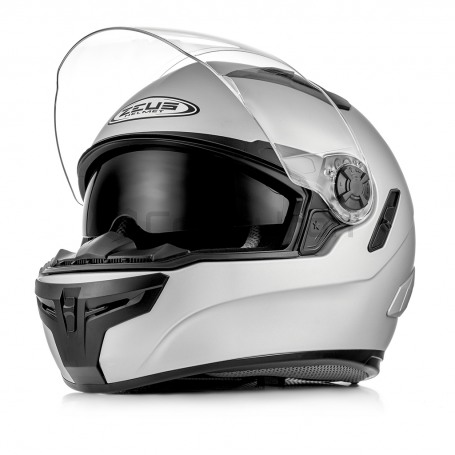 Мотошлем интеграл ZEUS ZS-813A, серый (фото 1, фотография 1)