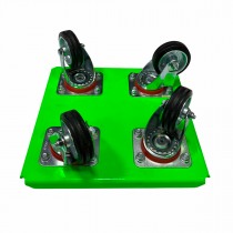 Тележка для снегохода под гусеницу, зеленая CRAZY IRON