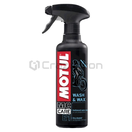 Сухое чистящее средство MOTUL E1 Wash & Wax, 0,4л. (фото 1, фотография 1)