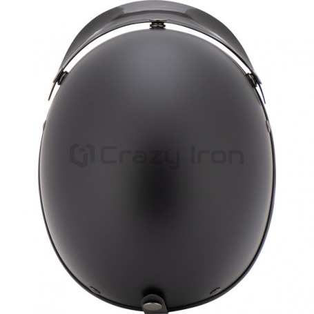 Мотошлем открытый LOUIS BRAINCAP, черный матовый (фото 3, фотография 3)