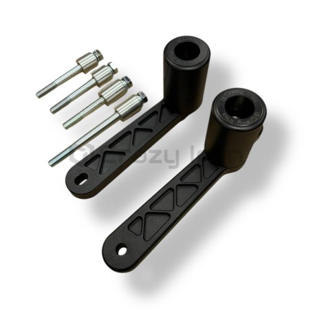 Слайдеры для мотоцикла  YAMAHA YZF-R25, YZF-R3 2015-18 CRAZY IRON (фото 3, фотография 3)