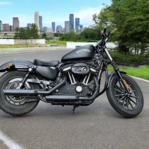 Чопперные дуги HARLEY DAVIDSON SPORTSTER XL883; XL1200 (2004-2022) CRAZY IRON чёрный матовый