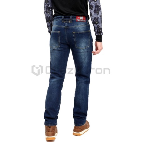 Мотоджинсы  SPIDER, темно-синие (фото 2, фотография 2)