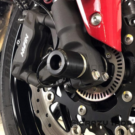 Слайдеры в ось переднего колеса  SUZUKI GSX-S750 CRAZY IRON (фото 2, фотография 2)