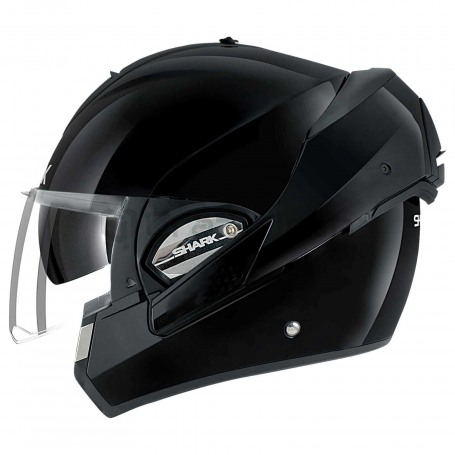 Мотошлем трансформер SHARK EVOLINE III Uni, черный (фото 3, фотография 3)