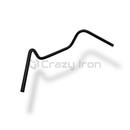 Руль для мотоцикла 22/830 мм ЧОППЕР, сталь, черный, CRAZY IRON (фото 6, фотография 6)