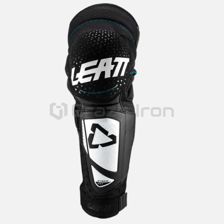Наколенники LEATT детские 3DF HYBRID EXT, черно-белые (фото 2, фотография 2)