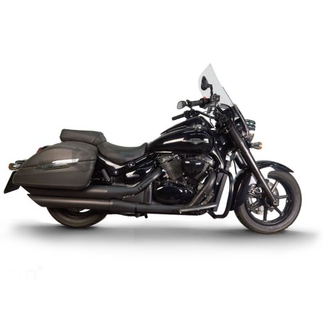 Чопперные дуги SUZUKI С1500T Intruder CRAZY IRON чёрный матовый (фото 2, фотография 2)