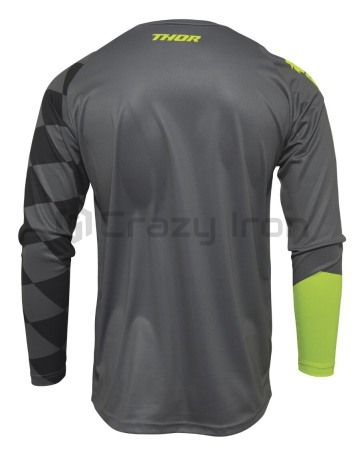 Джерси для мотокросса THOR SECTOR WARSHIP, черно-оранжевое (фото 2, фотография 2)