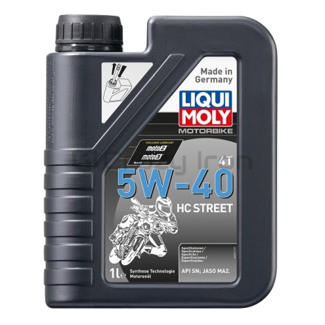 Масло моторное LIQUI MOLY Motorbike 4T HC Street 5W-40, 1л. (фото 1, фотография 1)