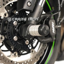 Пеги в ось переднего колеса KAWASAKI ZX-6R `09- CRAZY IRON