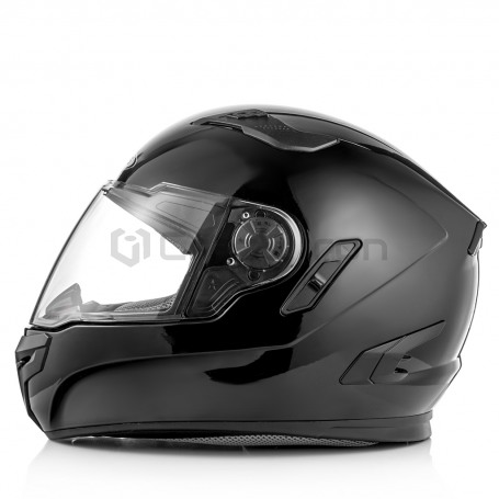 Мотошлем интеграл ZEUS ZS-813A, черный (фото 3, фотография 3)