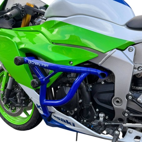 Клетка на мотоцикл KAWASAKI ZX-6R 636 2024+ CRAZY IRON серии PRO (фото 5, фотография 5)