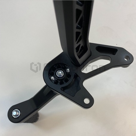 Сабкейдж регулируемый CNC KAWASAKI ZX-6R 2009+, черный CRAZY IRON (фото 4, фотография 4)